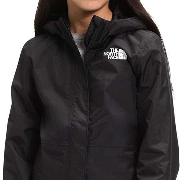 🆕The North Face Girls' Resolve Reflective Jacket, S (7/8) -TNF Black, NWT,Auth. - Picture 1 of 15